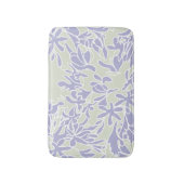 Tapis De Bain Lavender Agapanthus Flower Sage Green (Devant (Vertical))