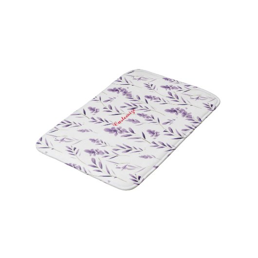 Tapis De Bain Lavender Flower Buves Thunder_Cove (Angle)