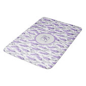 Tapis De Bain Lavender Meadows Monogramme (Angle)