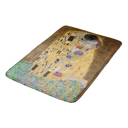 Tapis De Bain Le baiser de Gustav Klimt Bath Mat (Angle)