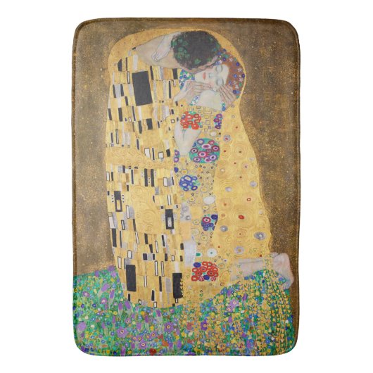 Tapis De Bain Le baiser de Gustav Klimt Bath Mat (devant Vertical)