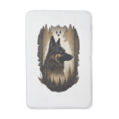 Tapis De Bain Le Berger Allemand 008 (Devant (Vertical))