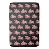 Tapis De Bain Le Boudoir Noire Pink Peach Black (devant Vertical)