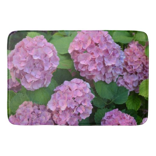 Tapis De Bain Le buisson d'hortensia rose Hydrangea (Devant)