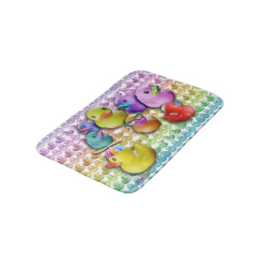 TAPIS DE BAIN LE CAOUTCHOUC DUCKIES (Angle)
