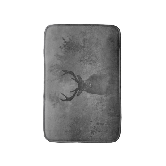 Tapis De Bain Le Cerf Dans La Mist (Devant (Vertical))