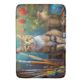 Tapis De Bain Le Chat Artistique (devant Vertical)