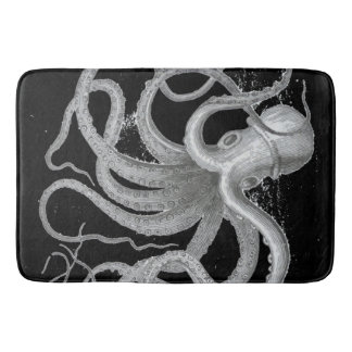 Tapis De Bain Le cru nautique de poulpe de steampunk kraken le