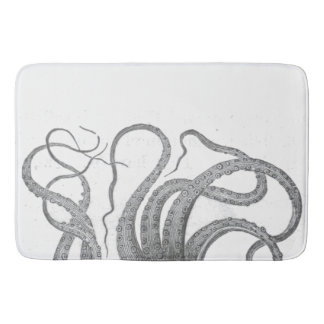 Tapis De Bain Le cru nautique de tentacules de poulpe kraken le