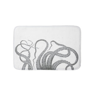 Tapis De Bain Le cru nautique de tentacules de poulpe kraken le