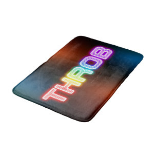 Tapis De Bain Le dégradé arc-en-ciel épais de SlipperyJoe's palp