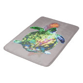 Tapis De Bain Le doigt de couleur cosmique (Angle)