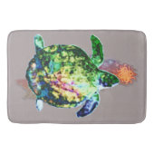 Tapis De Bain Le doigt de couleur cosmique (Devant)