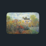 Tapis De Bain Le Jardin de Monet à Argenteuil<br><div class="desc">Le Jardin de Monet à Argenteuil est une peinture de paysage impressionniste de l'artiste français Claude Monet,  c. 1873 montrant un beau jardin avec lui et sa femme debout dans l'arrière - plan.</div>
