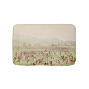 Tapis De Bain Le jeu de boule indien, c.1832