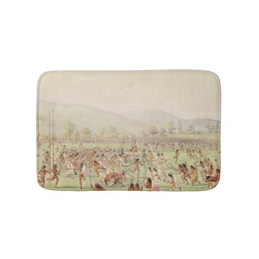 Tapis De Bain Le jeu de boule indien, c.1832 (Devant)