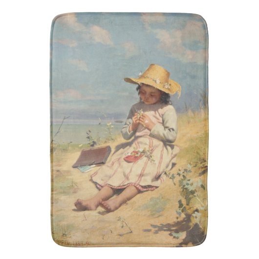 Tapis De Bain Le jeune botaniste (par Paul Peel) (devant Vertical)