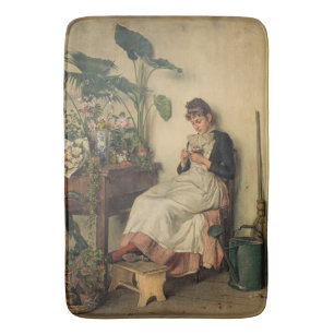 Tapis De Bain Le jeune fleuriste (par Carl Zewy)