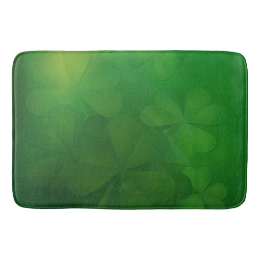 Tapis De Bain Le jour de St Patrick - trèfles/shamrocks (Devant)