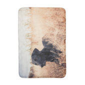 Tapis De Bain Le Labrador Noir En Graine Sèche (Devant (Vertical))