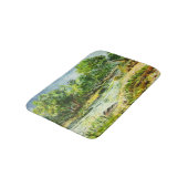 Tapis De Bain Le long aquarelle de la Floride de rivière (Angle)