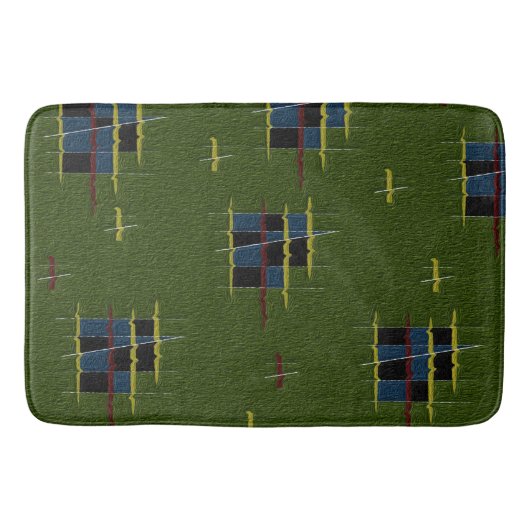 Tapis De Bain Le Mat à Bain À Branche D'Olivier (Devant)