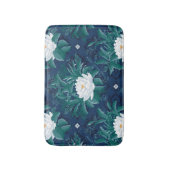 Tapis De Bain Le Motif blanc Lotus Midnight Lotus (Devant (Vertical))