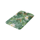 Tapis De Bain Le Motif blanc Lotus Tropical Canopy (Angle)