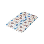 Tapis De Bain Le motif de tortue de mer (Angle)