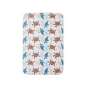 Tapis De Bain Le motif de tortue de mer (Devant (Vertical))