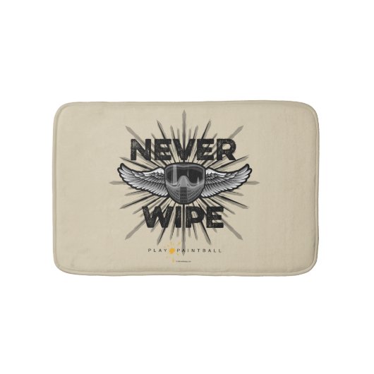 Tapis De Bain Le Paintball n'a jamais été effacé (Devant)
