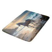 Tapis De Bain Le Palomino Horse Sur La Plage, (Angle)