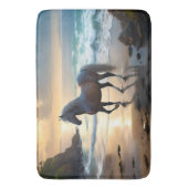 Tapis De Bain Le Palomino Horse Sur La Plage, (devant Vertical)