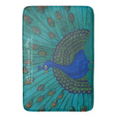 Tapis De Bain Le paon (devant Vertical)