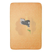 Tapis De Bain Le perroquet rencontre un éléphant farci (devant Vertical)