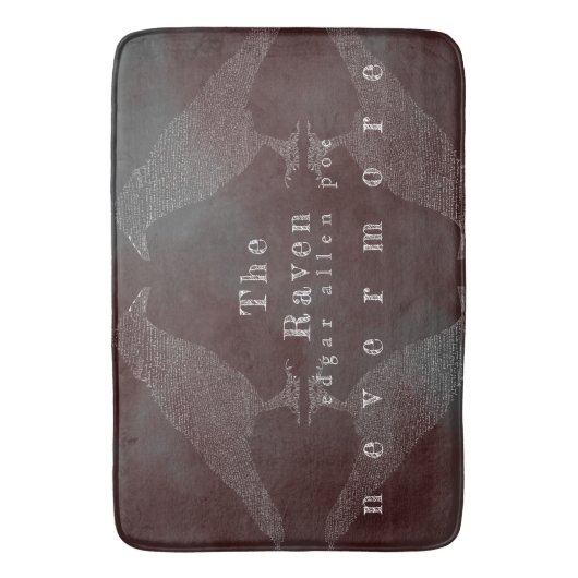 Tapis De Bain Le poème corbeau (devant Vertical)