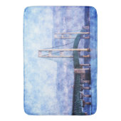 Tapis De Bain Le pont Mackinac (devant Vertical)