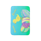 Tapis De Bain Le poussin jaune avec le pastel Eggs JOYEUSES (Devant (Vertical))