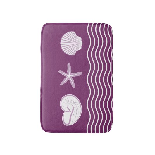 Tapis De Bain Le Tropical Beach Shells (Devant (Vertical))