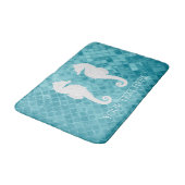 Tapis De Bain Le verre de mer d'Aqua d'hippocampes (Angle)