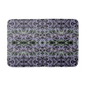 Tapis De Bain Leafy Creeping Vine Drawing Pattern With Pastels (Devant)
