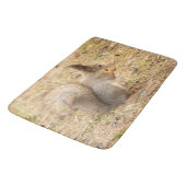 Tapis De Bain L'écureuil mignon mange une photo de noix (Angle)