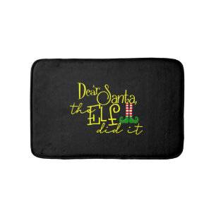 Tapis De Bain L'Elfe De Noël L'A Fait