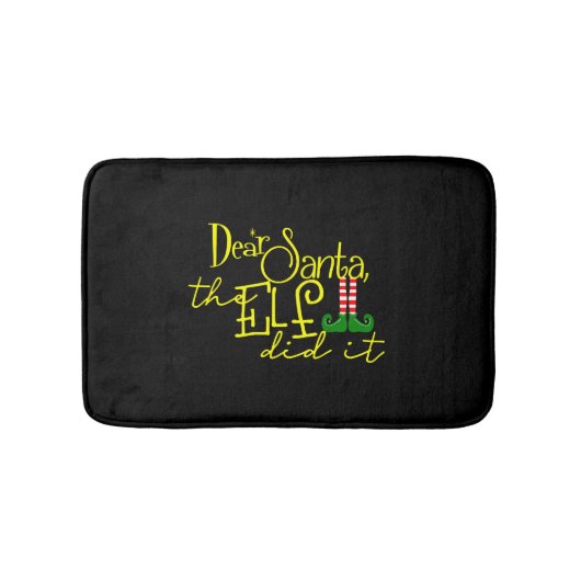 Tapis De Bain L'Elfe De Noël L'A Fait (Devant)