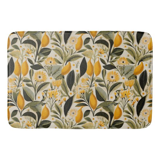 Tapis De Bain Lemon Botanical Grove (Devant)