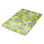 Tapis De Bain Lémons et branches jaunes (Angle)