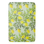 Tapis De Bain Lémons et branches jaunes (devant Vertical)