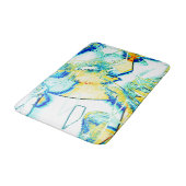Tapis De Bain L'encre courait dans plus d'une direction ? Jaune, (Angle)