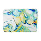 Tapis De Bain L'encre courait dans plus d'une direction ? Jaune, (Devant)