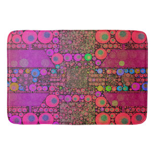 Tapis De Bain Léopard abstrait Trippy